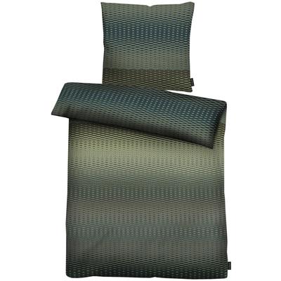 Bettwäsche APELT "Rick", blau (petrol), B/L: 135cm x 200cm, , Satin (Bio-Baumwolle), B/L: 80cm x 80cm, Satin (Bio-Baumwolle), Obermaterial: 100% Baumwolle, Bettwäsche, GOTS zertifiziert - aus Bio-Baumwolle Image