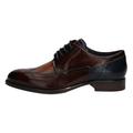 Schnürschuh BUGATTI Gr. 41, braun (braun, cognac) Herren Schuhe Scandic Style