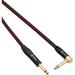 Kopul Premium Instrument Cable 1/4" Male Right-Angle to 1/4" Male with Braided Fa I-3050RB