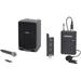 Samson Portable PA Kit with Wireless Lavalier and Handheld Microphone XP106W