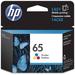 HP 65 Tri-Color Ink Cartridge N9K01AN#140