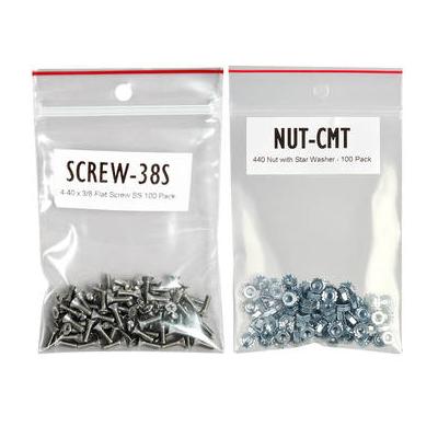 TecNec 38B Flat Head Screws with Nuts & Washers Ki...