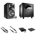 JBL 308P MkII - Studio Monitor Kit with Powered Subwoofer, Cables, and Isolatio 308P MKII