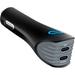 Naztech 30W Dual Port USB Type-C PD Car Charger 14390