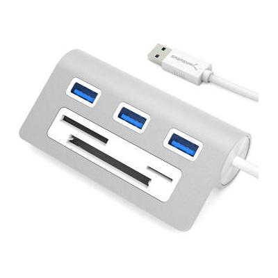 Sabrent USB 3.0 3-Port Hub and Multi-Card Reader HB-MACR