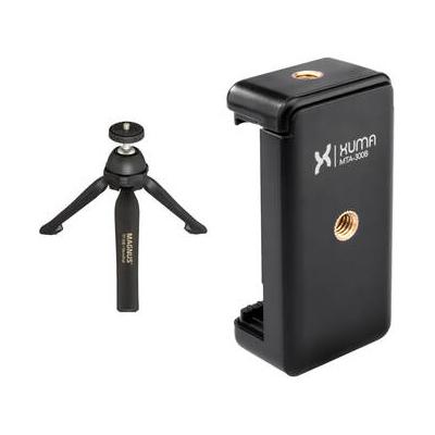 Magnus TP-50B MicroPod Tabletop Tripod and Xuma Smartphone Mount Kit TP-50B