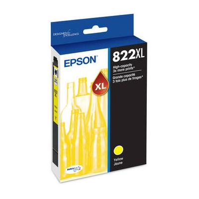 Epson T822 Yellow High Capacity Ink Cartridge with Sensormatic T822XL420-S