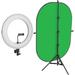 Angler Bi-Color Ring Light Kit with Background and Stand (18") BI-90W-RL