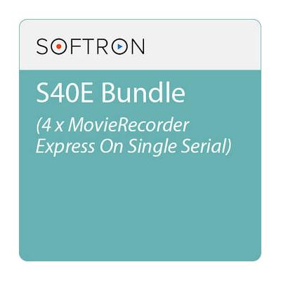 Softron S40E MovieRecorder Express Bundle (4 x MovieRecorder Express on Single Seri ST-3AS40E