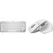 Logitech MX Keys Mini Wireless Keyboard & MX Master 3S Mouse Set (Pale Gray) 910-006558