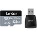 Lexar 128GB Professional 1066x UHS-I microSDXC Memory Card with SD Adapter and Ca LMS1066128G-BNANU