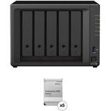 Synology 90TB DiskStation DS1522+ 5-Bay NAS Enclosure Kit with HAT5300 Enterprise Dr DS1522+