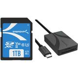 Sabrent 1TB Rocket UHS-II SDXC Memory Card with SDXC & microSDXC Card Reader SD-TL60-1TB