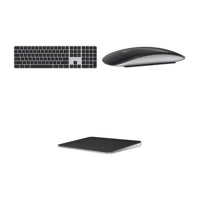 Apple Magic Keyboard with Touch ID and Numeric Keypad Kit with Magic Mouse and Tr MMMR3LL/A