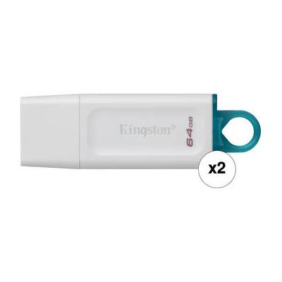 Kingston 64GB Exodia USB 3.2 Flash Drive (2-Pack, ...