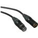 Canare Star Quad L-4E6S Microphone Cable (3', Black) CAXMXF3