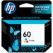 HP 60 Tri-Color Ink Cartridge CC643WN#140
