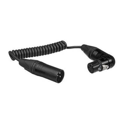 Kopul Coiled 3-Pin XLR-M to Angled 3-Pin XLR-F Cable (3 to 18