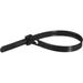 Pearstone 8" Reusable Plastic Cable Ties (Black, 10 Packs of 100) CTR08-100-BK