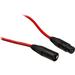 Canare L-4E6S Star Quad XLRM to XLRF Microphone Cable (3', Red) CAXMXF3RD