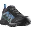 Trailrunningschuh SALOMON "WANDER GORE-TEX", Gr. 41, schwarz (schwarz, blau), Synthetik, Textil, sportlich, Schuhe, wasserdicht, Trailrunningschuhe