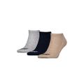 Levi's 3 Pack Mens Low Cut Socks in Grey/Black/Beige - Black/Brown Fabric - Size UK 6-8