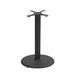 ERF, Inc. ERF Inc. 29" Round Table Base Cast Iron in Black/Gray | 29 H x 22 W in | Wayfair ERP-TR22W