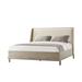 Theodore Alexander Repose Bed Wood and /Upholstered/Genuine Leather in Gray | 54.25 H x 82.75 W x 91.5 D in | Wayfair TA83027.2BGP