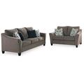 Signature Design by Ashley Nemoli 2 Piece Living Room Set Polyester/Chenille in Brown | 41 H x 92 W x 40 D in | Wayfair Living Room Sets PKG001364