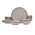 Mikasa Miller 12 Piece Dinnerware Set, Service For 4 Ceramic/Earthenware/Stoneware in White | Wayfair 5294096