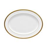 Noritake Charlotta Oval Platter Porcelain China/All Ceramic in White/Yellow | 1.5" H x 10" W x 14" D | Wayfair 1716-413