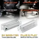 2x LED Tür Courtesy Innen Fußraum Licht Gepäck Stamm Handschuh Box Lampe Für BMW X5 E70 F15 X3 E83