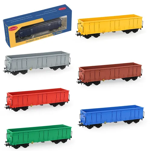 Evemodel ho Hochseitiger Gondel wagen 1:87 Eisenbahn waggons (3er-Pack) Güterwagen c8742m