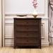 Red Barrel Studio® 4 - Drawer Dresser Wood in Brown | 35 H x 32.6 W x 17.7 D in | Wayfair 3F5956D2963E40F1987836B3D6665E61