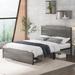 Trent Austin Design® Ovalle Bed Metal in Gray | 43.3 H x 60.24 W x 82.28 D in | Wayfair 9031F2FB30814B73822A739212499BE2