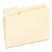 Universal Interior File Folders 1/3-Cut Tabs: Assorted Letter Size 9.5-Pt Manila 100/Box (12213)