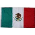 FLAGWIN Mexican Flag Outdoor Mexico Flag 3x5 Mexican Flag for Wall Heavy Duty Nylon Flag of Mexico with 2 Brass Grommets 3x5 Foot Mexico Flag