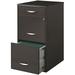 3 Drawer Metal File Cabinet With Pencil Drawer Charcoal