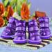 Naiyafly 4 Pcs/Sets Dog Boots Puppy Winter Snow Boots Casual Pet Slip-resistant Waterproof Shoes