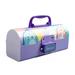 Large Capacity Pencil Box- Adorable Appearance Handle Design with Password Lock Waterproof Item Storage Plastic Cartoon Stationery Box Pencil Storage Case Gift School Supplies