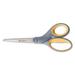 1 PK AbilityOne 5110016296578 SKILCRAFT Westcott Titanium Bonded Scissors 8 Long 3.5 Cut Length Gray/Yellow Straight Handle