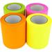 Roll Sticky Notes Full Adhesive Width X Length 2 X 315 Inches Neon Assorted Self-Stick Notes 4 Refill Rolls PSS 9-1 Refill