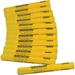 Dixon Ticonderoga Yellow Lumber Crayon - 1/2in. Dia x 4-1/2in. Length