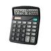 Arealer Desktop Calculator Standard Function Calculator with 12-Digit Large LCD Display Solar & Battery Dual Power for Home Basic Office Business