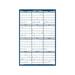 2024 House of Doolittle 18 x 24 Yearly Wet-Erase Wall Calendar White/Blue (3960-24)