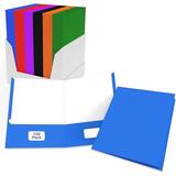 Folders Folders With Pockets 2 Pocket Folders Folders With Pockets Bulk Holds 100 (50 Per Pocket) Assorted Colors Office Or School (100)
