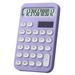 Compact Mini Calculator- Mini Size Easy to Carry LCD Screen Responsive Button 12 Digits Mini Portable Student Calculator Office Supply