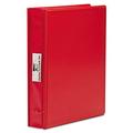 1 PK Charles Leonard VariCap Expandable Binder 2 Posts 6 Capacity 11 x 8.5 Red (61603)