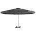 Htovila Parasol with Aluminum 196.9 Anthracite