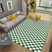 Plaid Rug Green And White Checkered Area Rug Indoor Outdoor Rugs Carpet For Patio Living Room Dining Room Bedroom 2 x 3